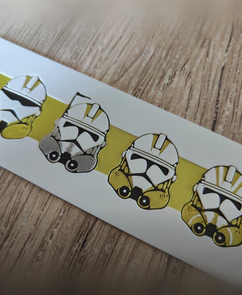 Star Wars - Clone Wars Elite: 13th Battalion Bookmark 3d model