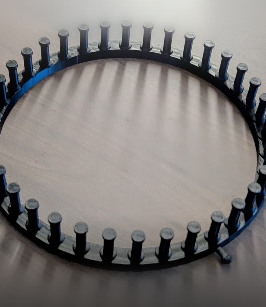Hat Loom (flat top) 3d model