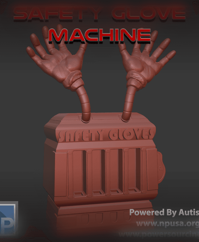 Safety Glove Machine 3d model