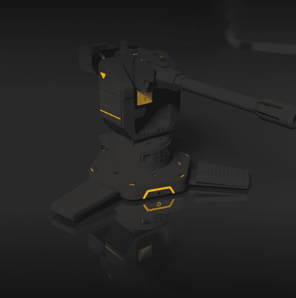 Cannon Turret Sentry Gun Helldivers 2 Stratagem 3d model