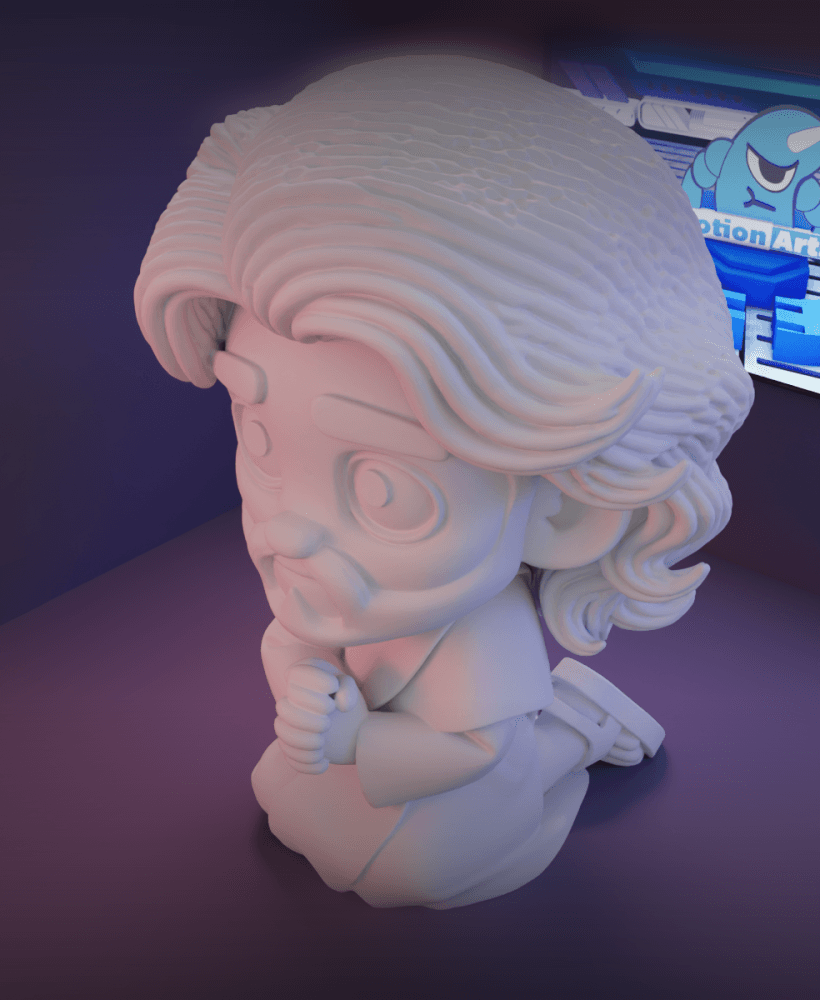 Jesus rezando.stl 3d model