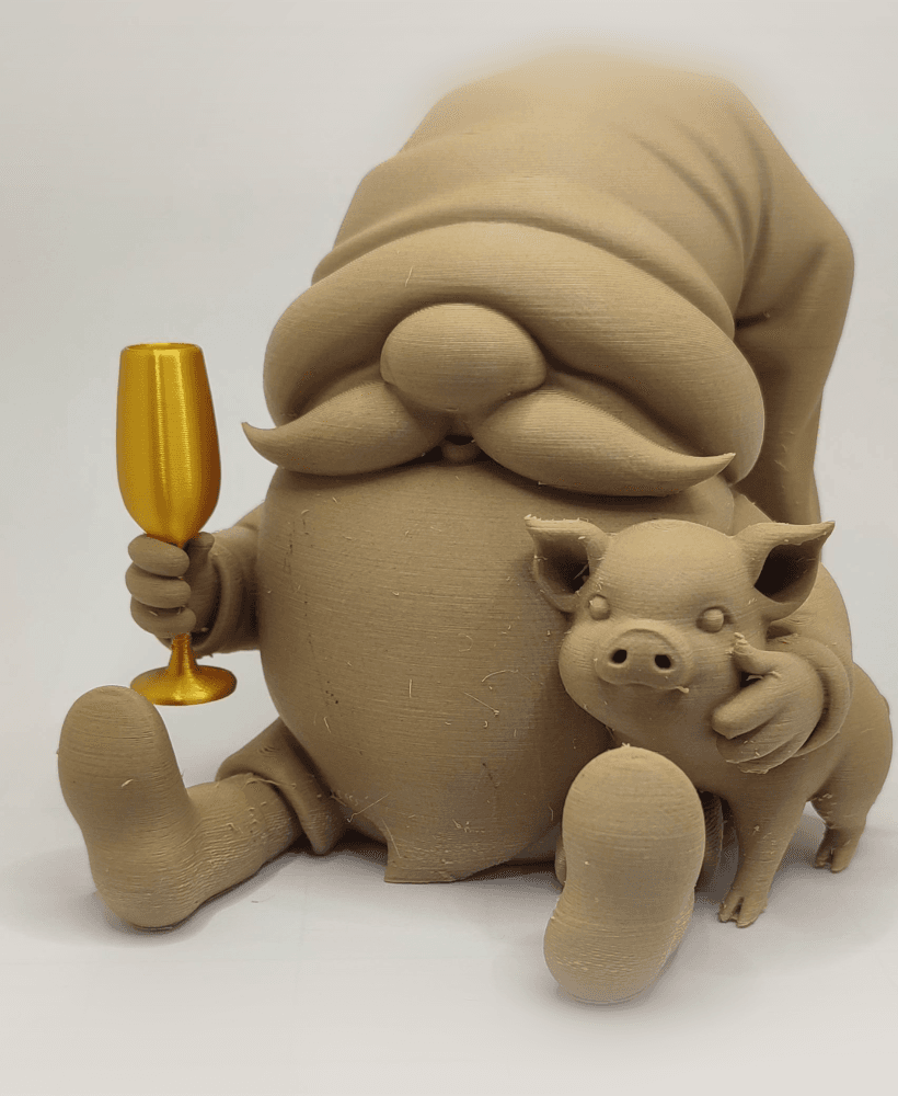 Cute Christmas Gnome / New Year Gnome 3d model