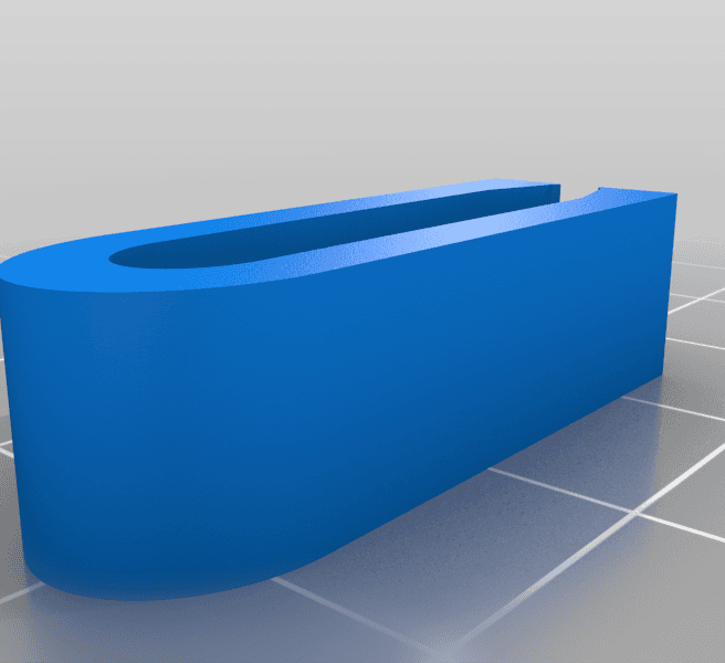 USB Cable Clips - 3 Sizes closed mouth remix 3d model