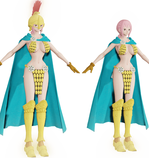 One Piece Rebecca 3d model