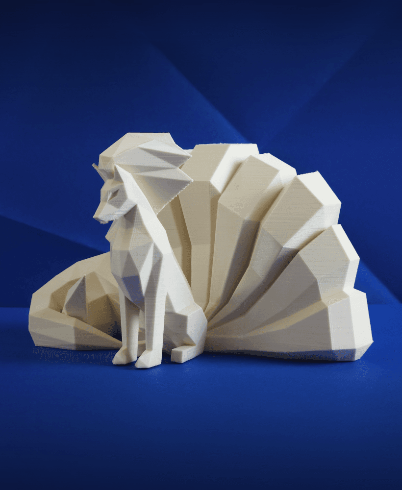 Ninetales Low Poly Pokemon 3d model