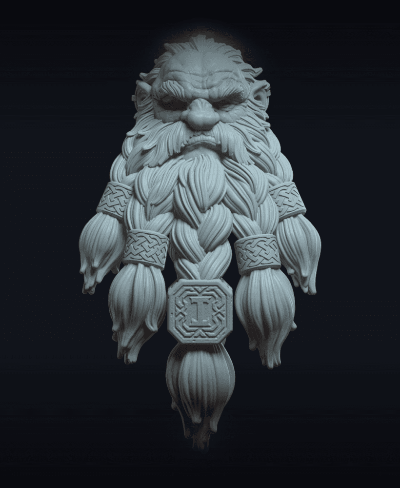 Thorek Tanglebeard v3 3d model
