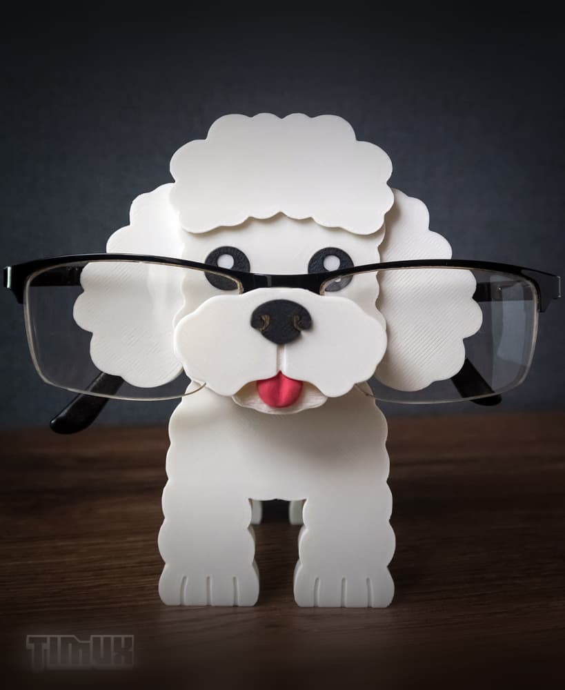 POODLE GLASSES HOLDER 3d model