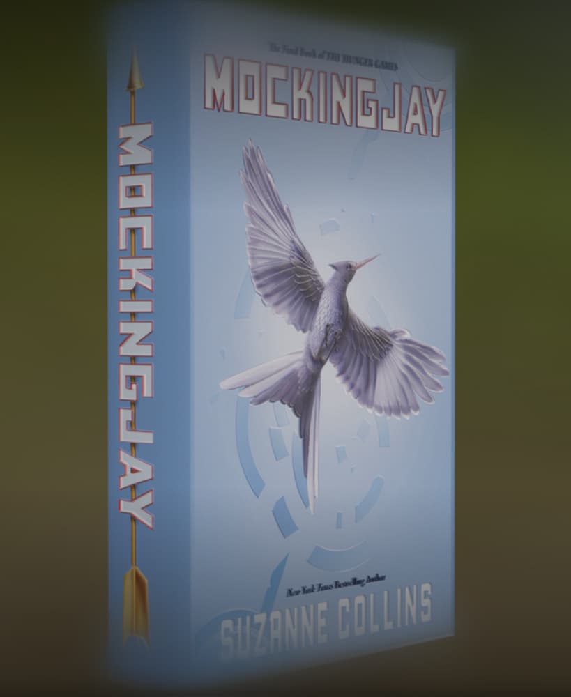 Mockingjay - Book Litho 3d model