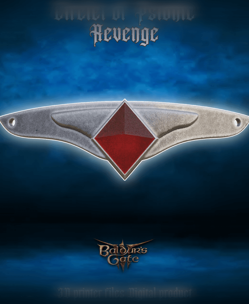 Fantasy Cosplay Circlet of Psionic Revenge Baldurs Gate 3 3d model