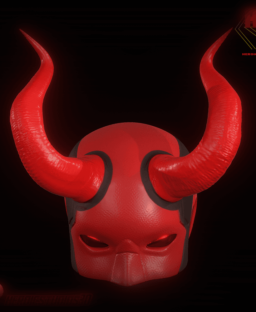 HellDevil Helmet 3d model