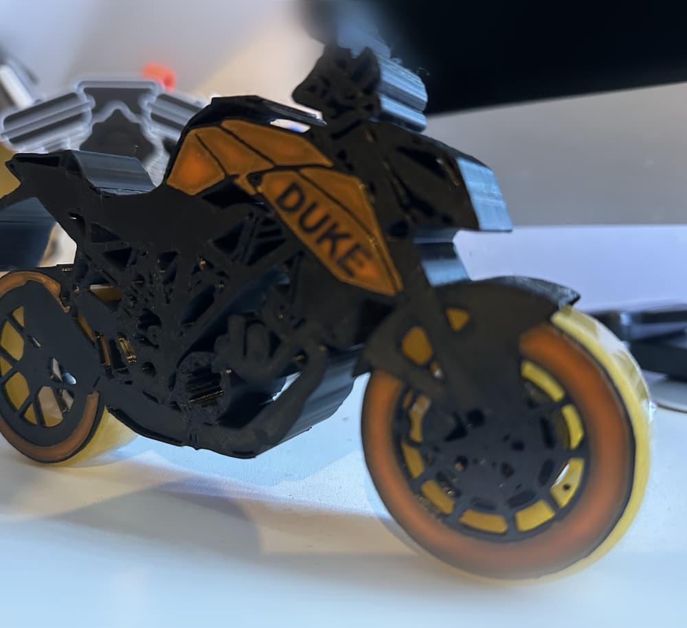 ktm duke. 3d model
