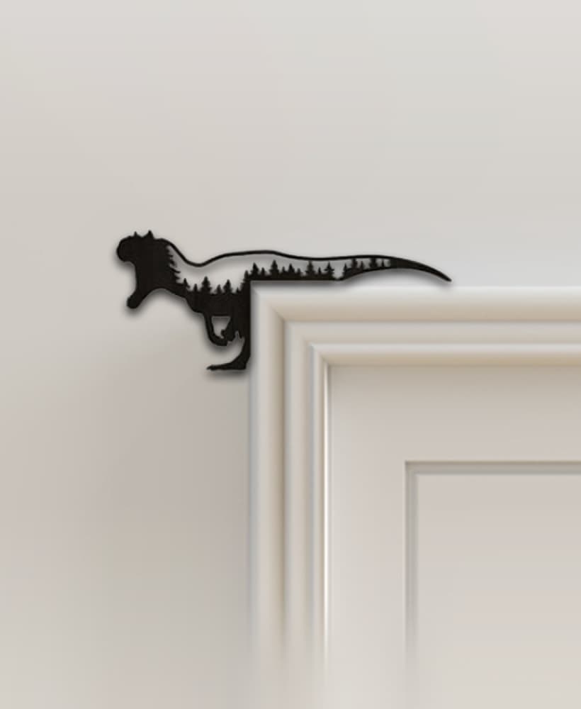 Dinasour Door Corner Decor 3d model