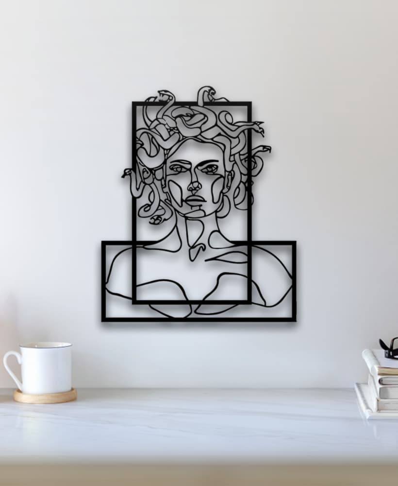 Medusa Wall Art 3d model