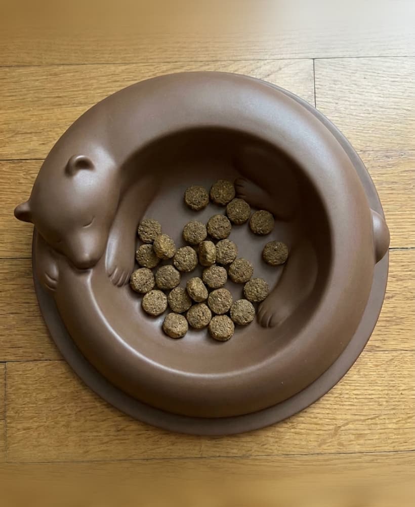 Cute Bear Pet Bowl | STL for 3D Printing 3d model