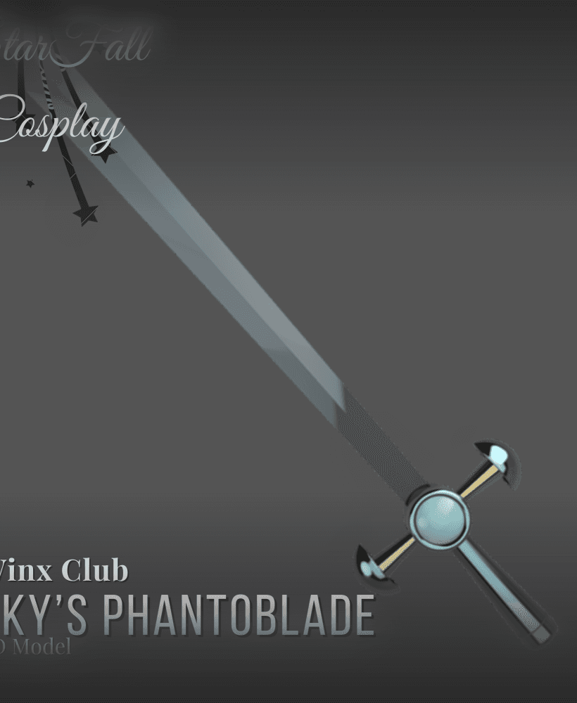 Sky's Phantoblade Winx Club 3d model