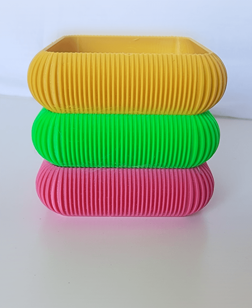 Ultimate Stackable Ribbed Organizer Bowl - V2 3d model