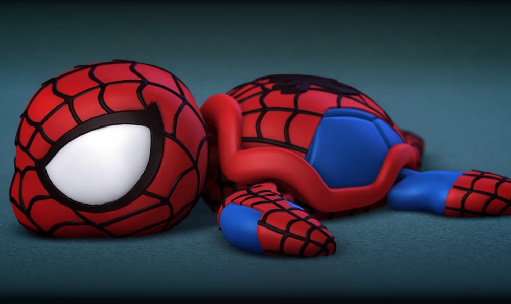 Super Turtle Spiderman 3d model