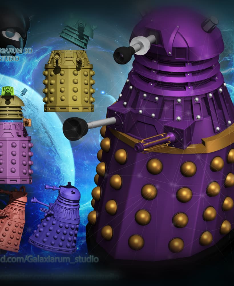 Dalek Complete Pack 3d model