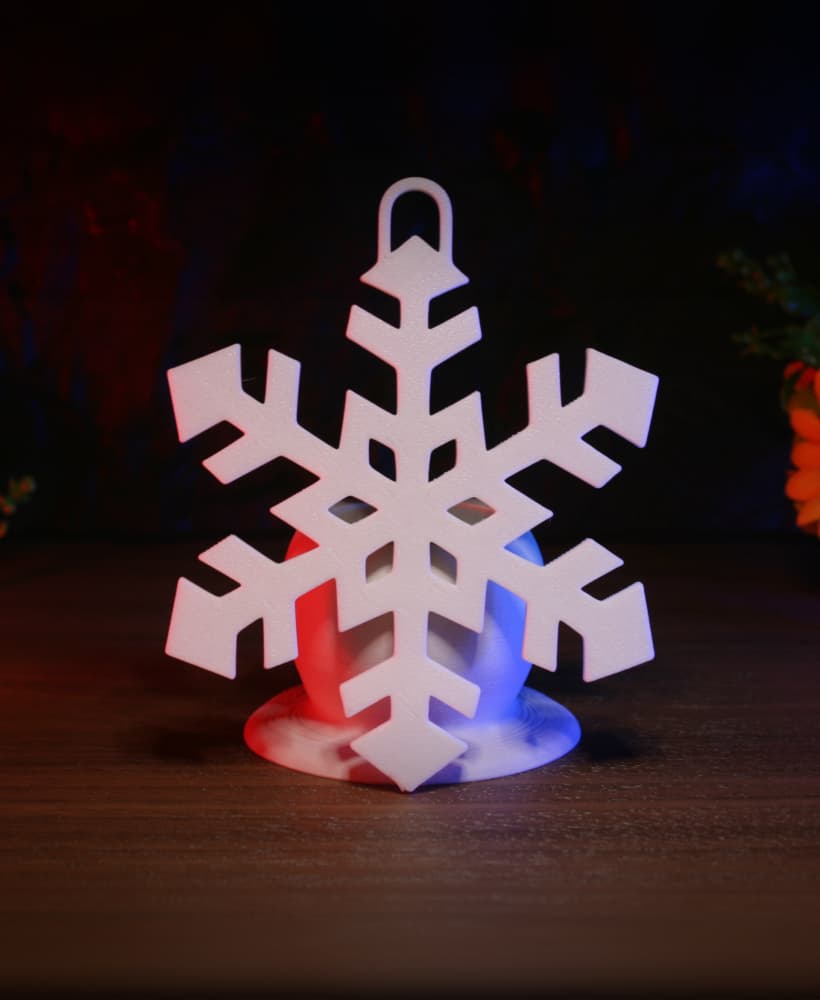 Snowflake - Christmas Tree Decoration 3d model
