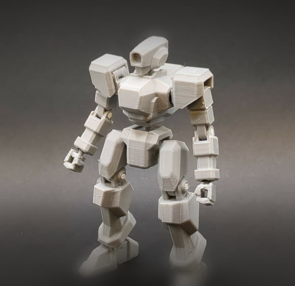 Mecha Test Model 3d model