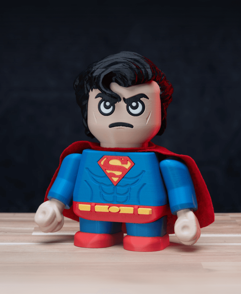 Superchunk - Superman DC Kit | No Supports, No AMS, No Glue 3d model