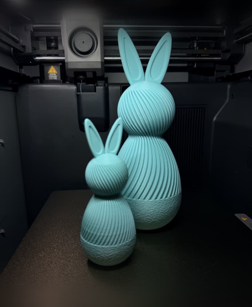 Modern Easter Bunny Container Set – Candy Box 3d model