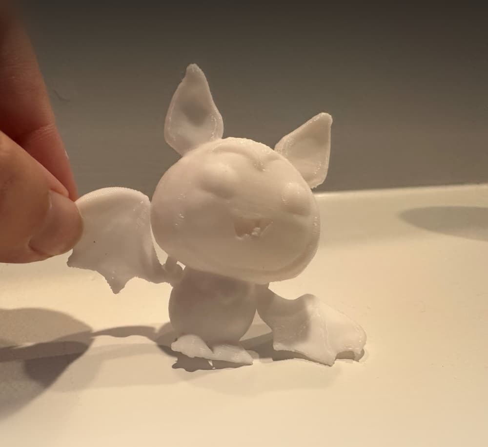 Cute Little Bat with flappy wings 3d model