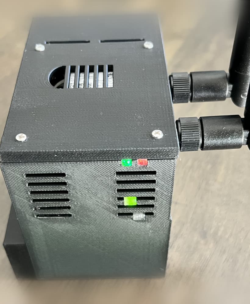 RASPAP Pi5 w/m.2 HAT+ and UPS 3d model