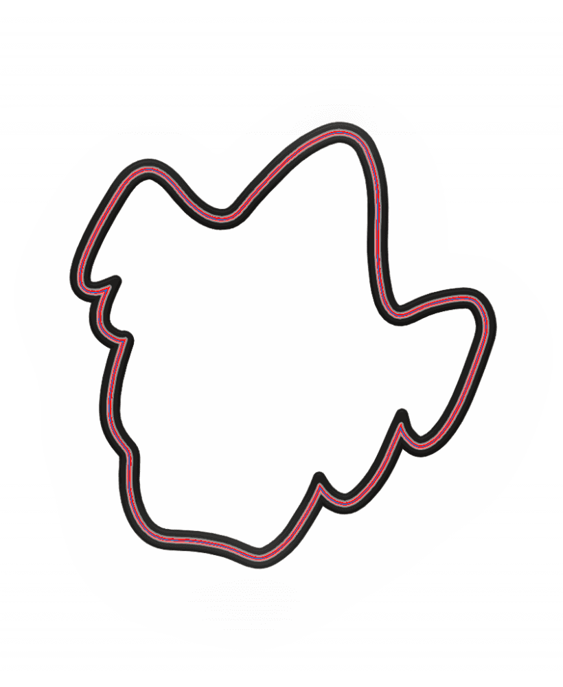 Ghost Cookie Cutter STL File - 4 inches 3d model