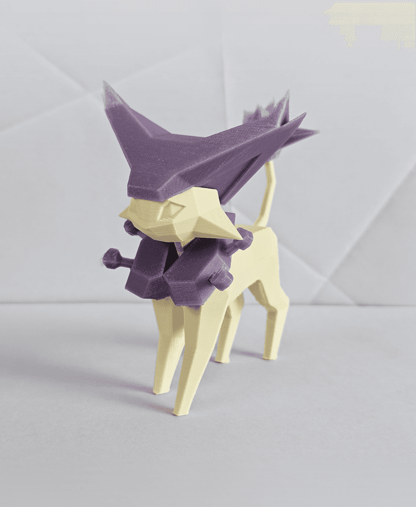 Delcatty Low Poly Pokemon 3d model
