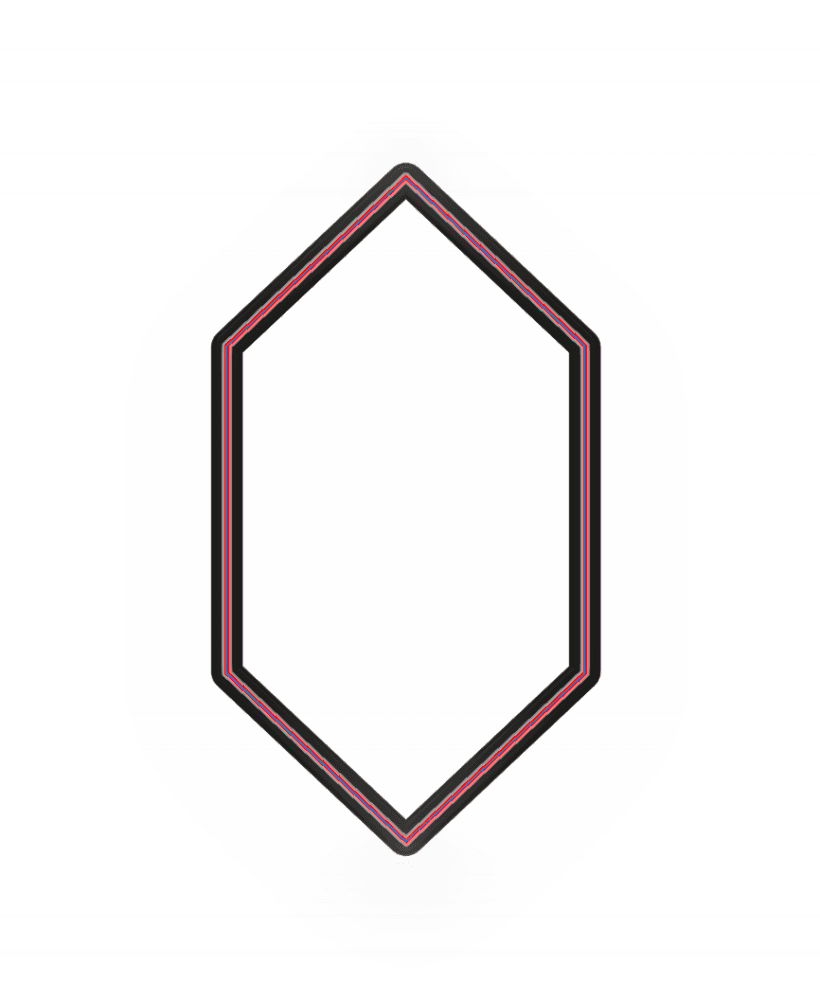 Rupee Gem Cookie Cutter STL File - 4 inches 3d model