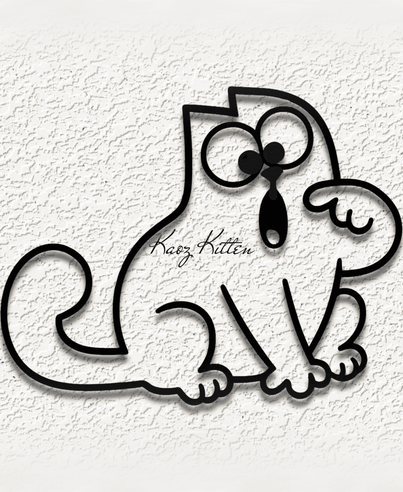 simons cat remix fanart WALL ART HOME DECOR 3d model