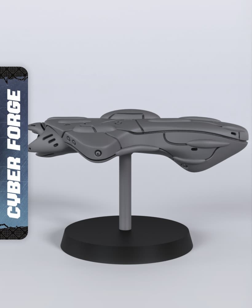 Triton Coalition Big - With Free Cyberpunk - Sci-Fi Gift Ideas for RPG and Wargamers 3d model