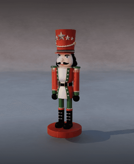 Christmas Nutcracker 3d model