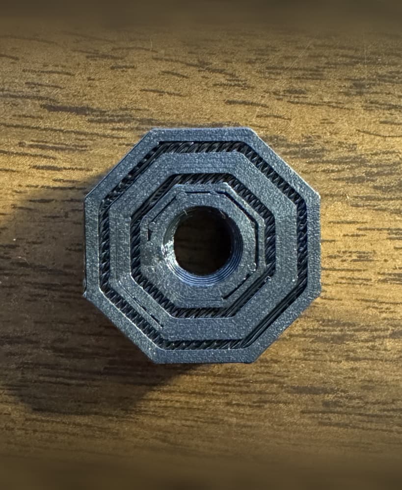 Mulitboard Flush Snap Small Thread Hole 3d model