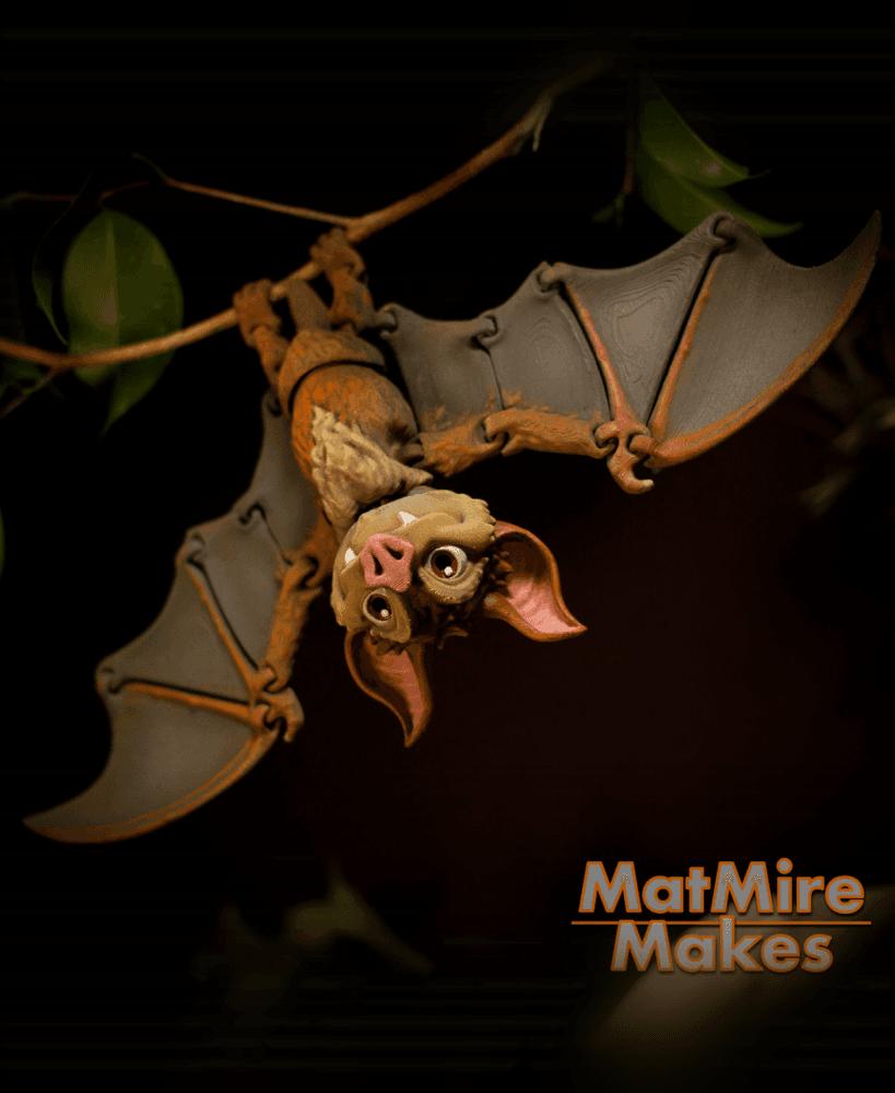 Bat - Articulated Figure 3d model