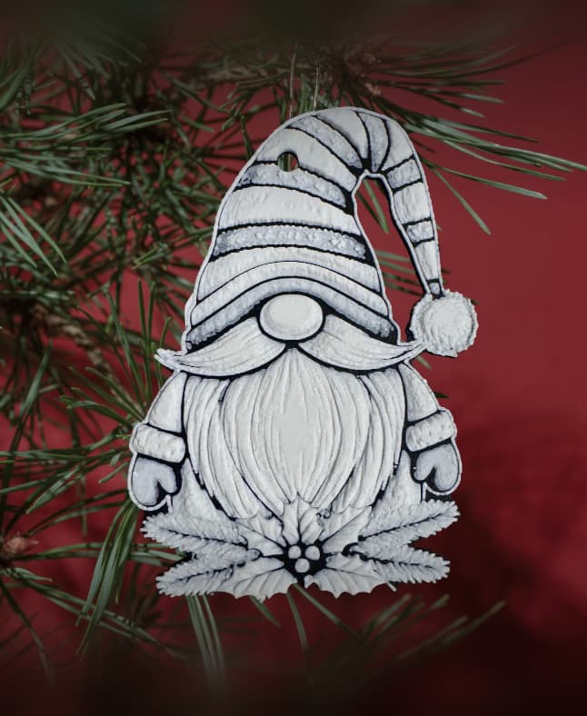 Christmas Gnome Decoration 3d model