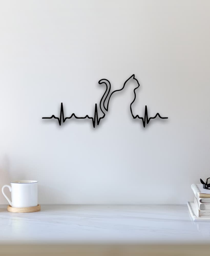 Cat Wall Art 3d model
