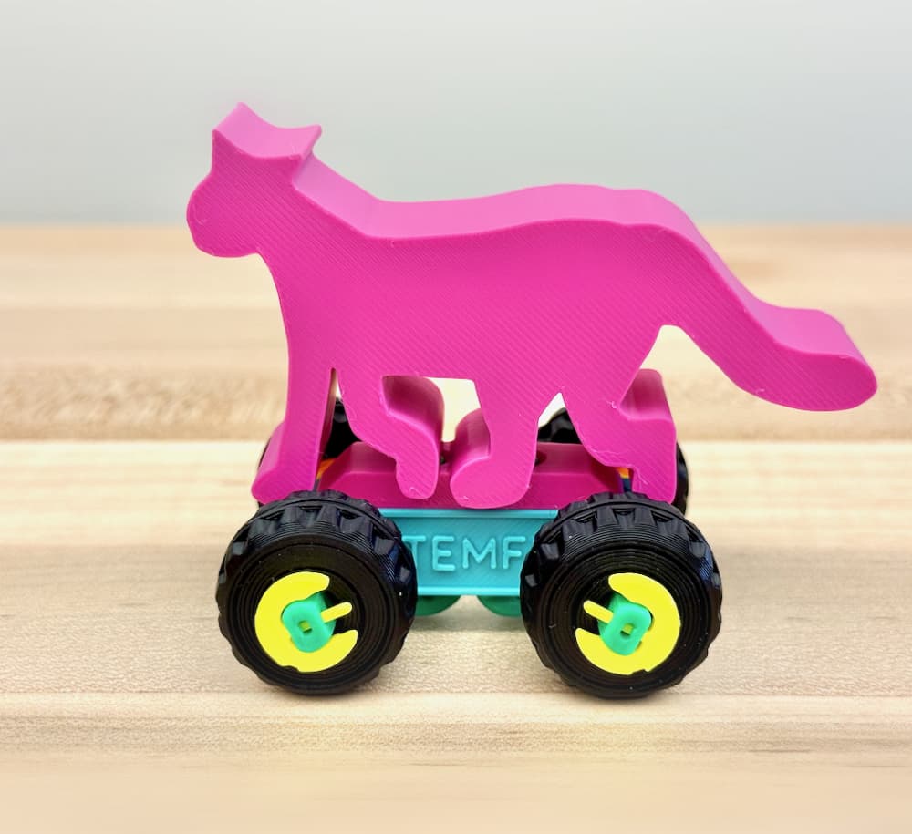 STEMFIE Vehicle Variation - Cat Car 3d model
