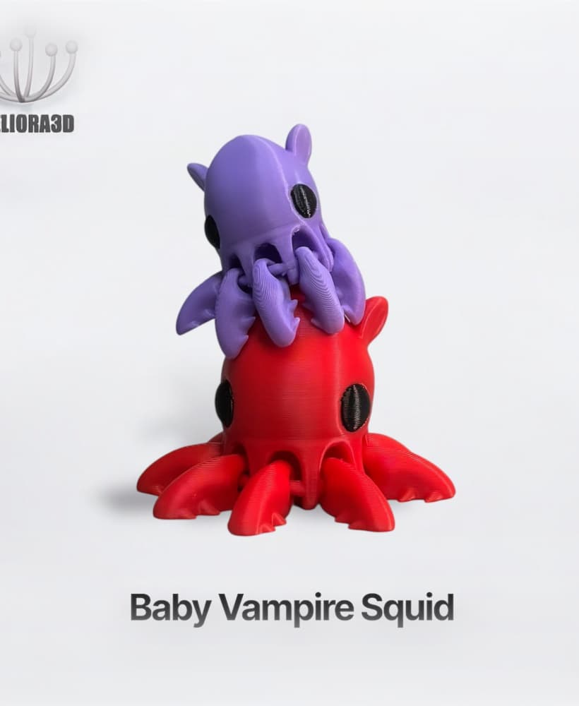 M3D Baby Vampire Squid 3d model