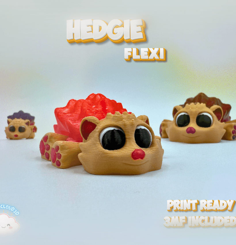 Hedgie Flexi 3d model