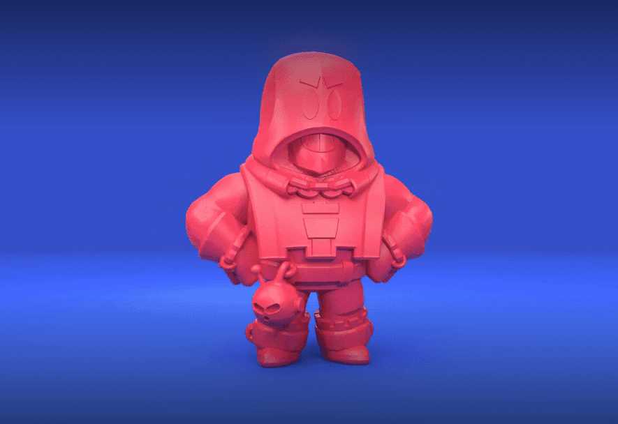 Grom (Original) - Brawl Stars 3d model