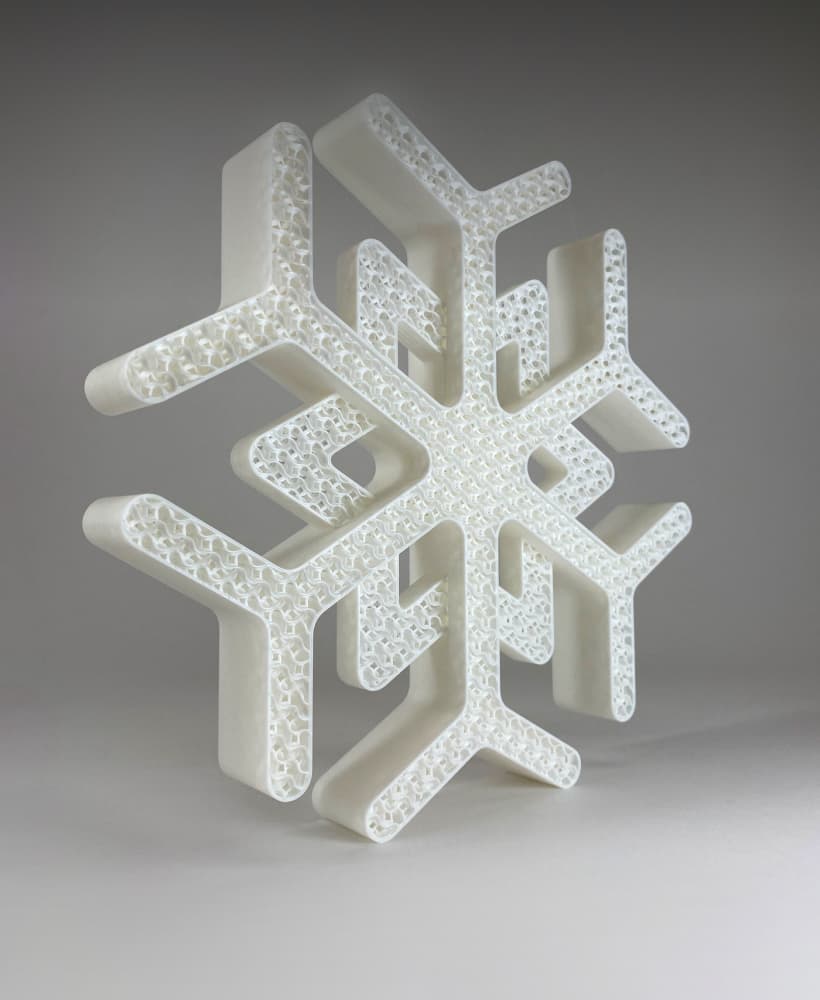 Snowflake Christmas Ornament, Xmas Holidays Decorations 3d model