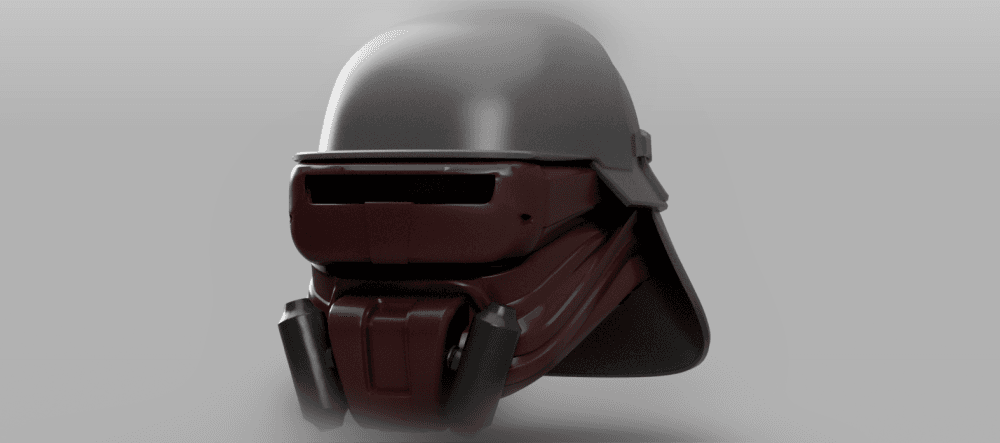 Helldivers 2 I-102 Draconaught Helmet DIY KIT Cosplay 1:1 scale 3d model