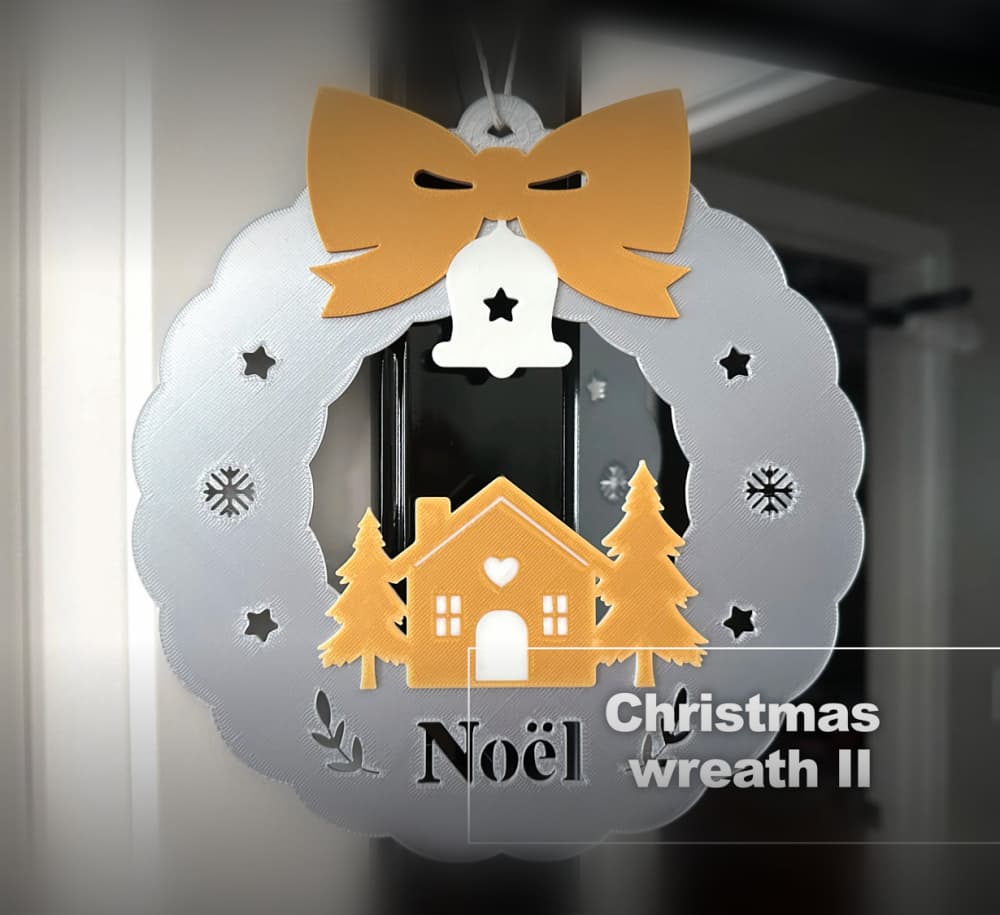 Christmas Wreath II 3d model