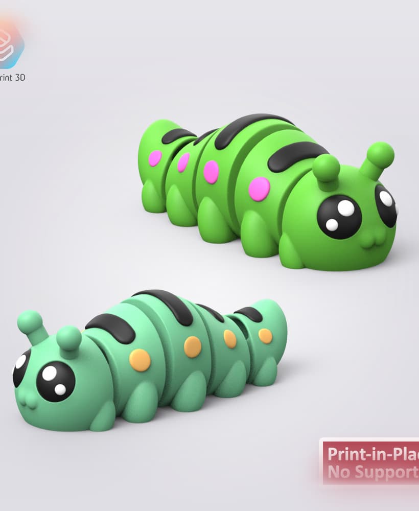 Flexi Caterpillar 3d model
