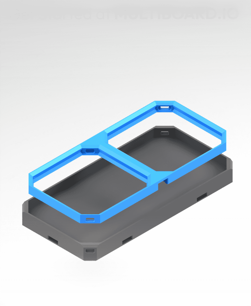 2x1 LU - Drop-In Multibin Panel 3d model