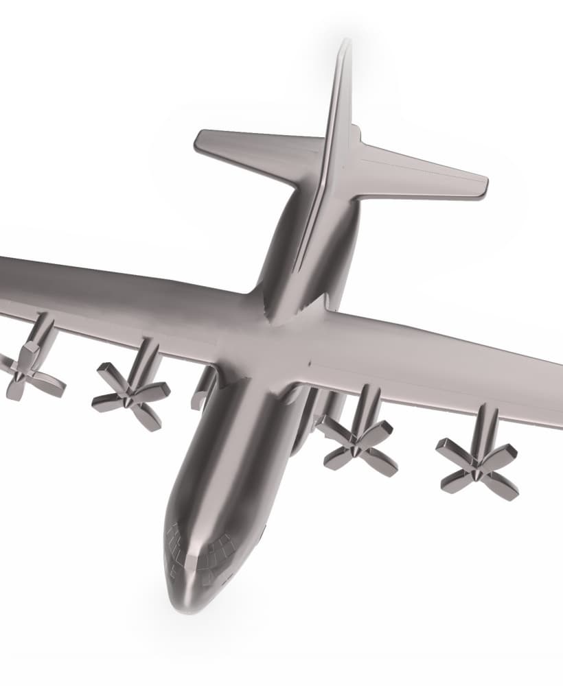 Lockheed C-130A Hercules 3d model