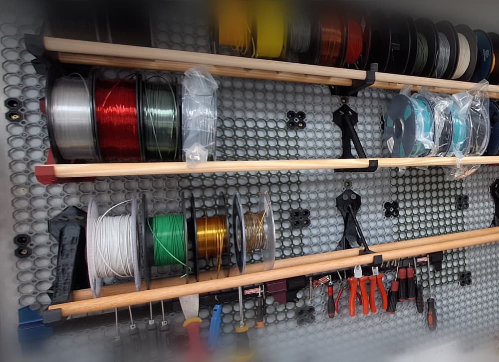 Multiboard nUTray spool rack.3mf 3d model