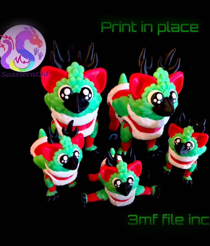 Christmas Gryphon *Personal Use* 3d model